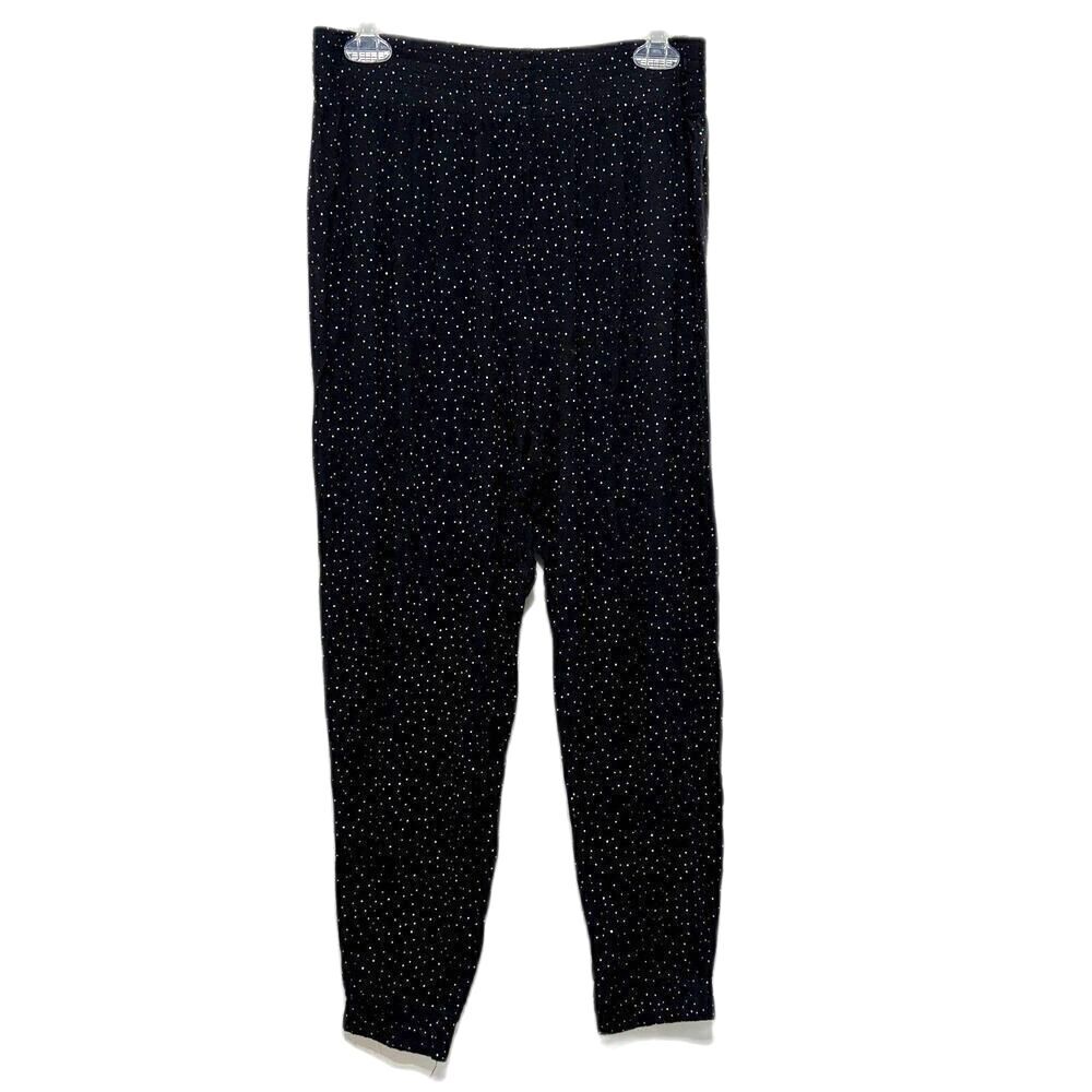 H&M Basic Jogger Pants Black Stretch Elastic Waist Lightweight Women size Medium